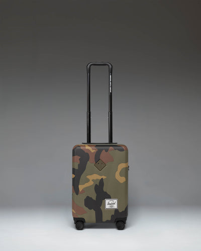 Herschel Heritage Hardshell Carry On Luggage in Woodland Camo.
