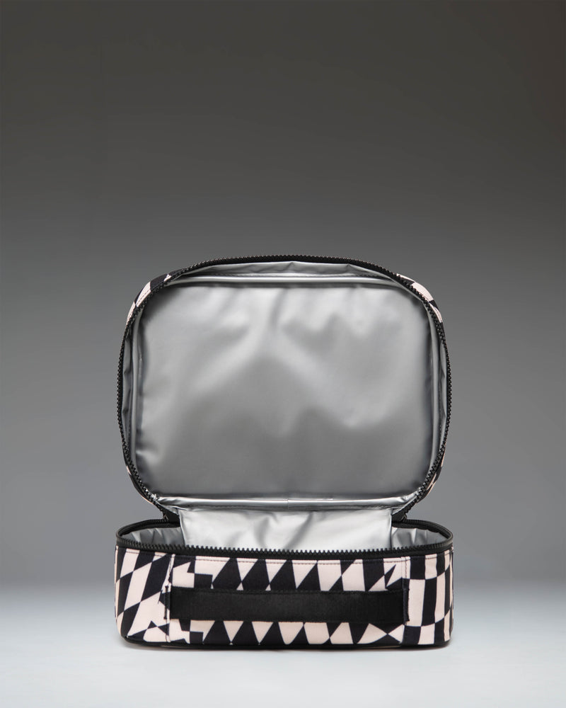Herschel Supply Co. Pop Quiz Lunch Box Little Herschel in Warp Check pattern.