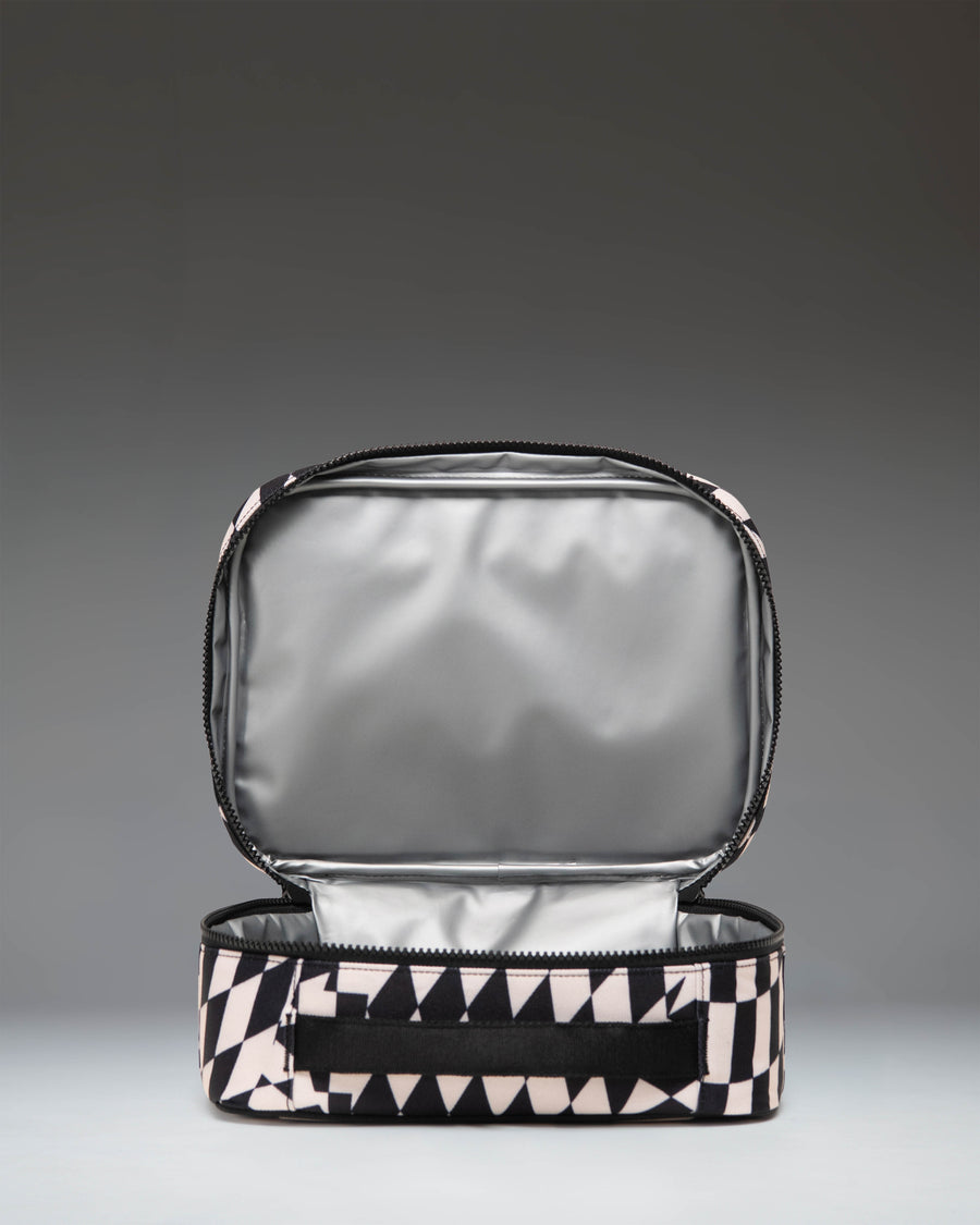 Herschel Supply Co. Pop Quiz Lunch Box Little Herschel in Warp Check pattern.