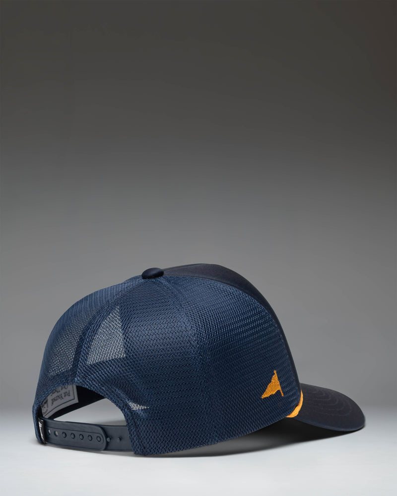 Herschel Supply Co Marina Mesh Yachting Cap in Darkest Navy.