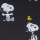 Snoopy and Woodstock Black