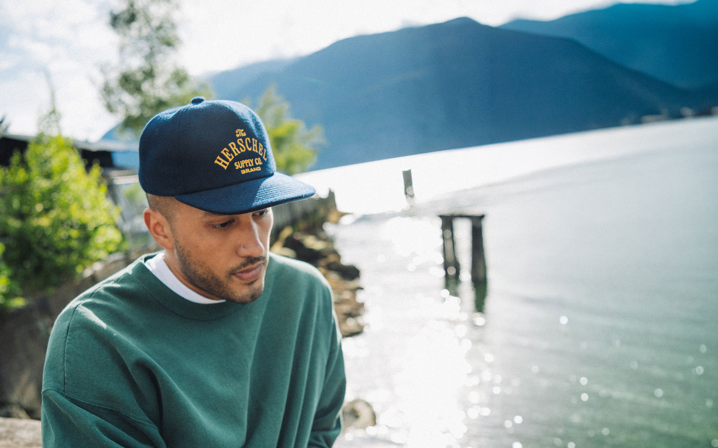 Herschel Supply Co. Scout Heritage Cap in Darkest Navy.