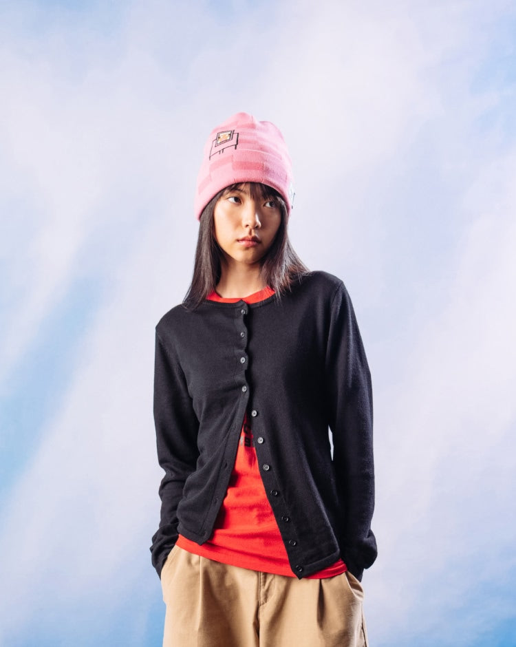 Herschel Supply Co. Minecraft Elmer Beanie in Pink Sheep.